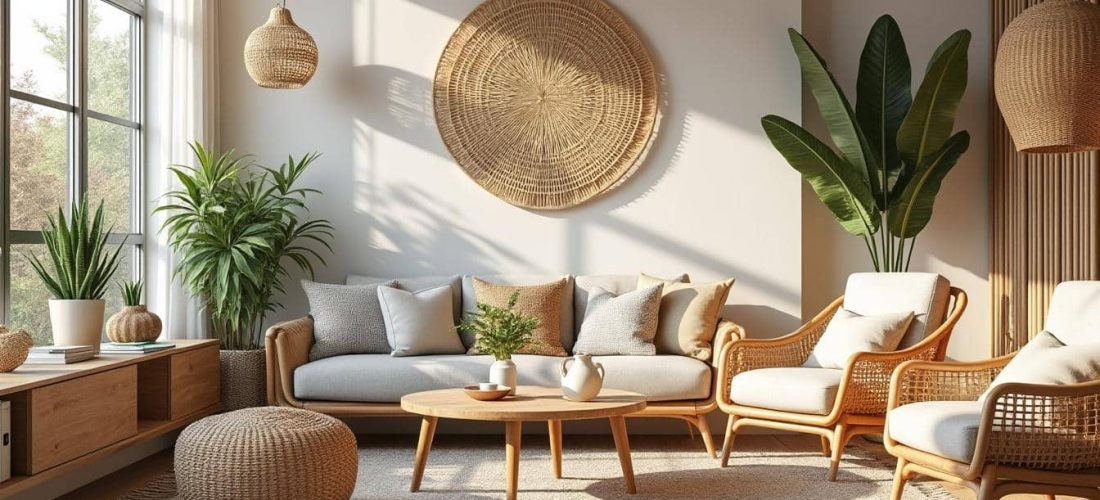 découvrez le style bohème chic, alliant élégance et naturel grâce à l'utilisation de fibres authentiques comme le rotin pour un intérieur chaleureux et tendance.