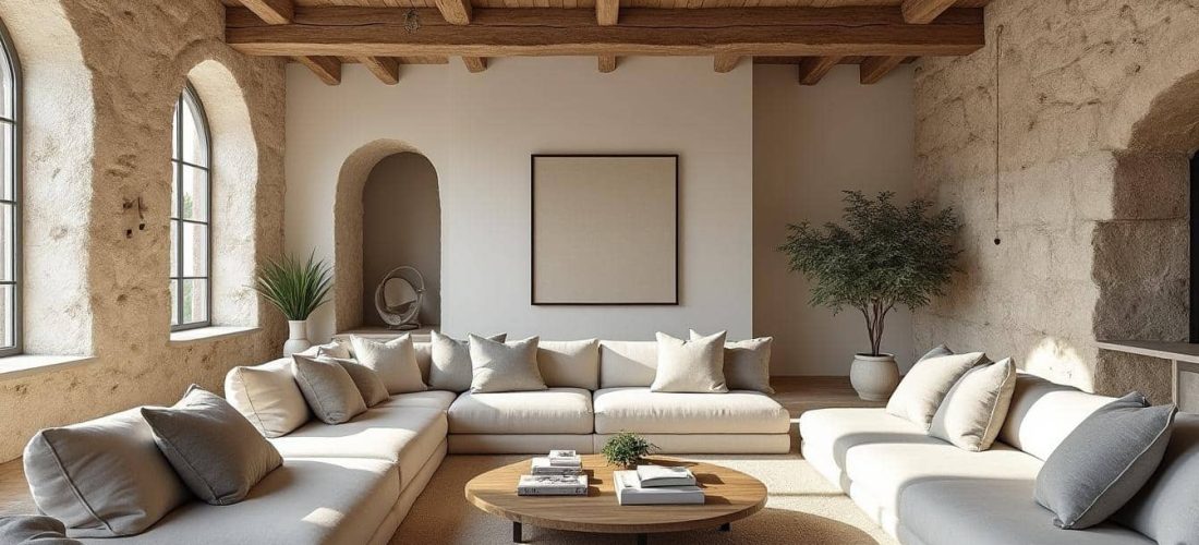 découvrez le style campagne chic qui allie élégamment le lin naturel et la pierre apparente pour une décoration chaleureuse et authentique.