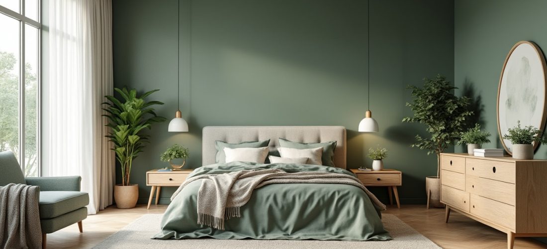 découvrez comment le vert sauge s'impose comme la couleur tendance pour vos chambres à coucher, apportant une ambiance apaisante et élégante à votre intérieur.