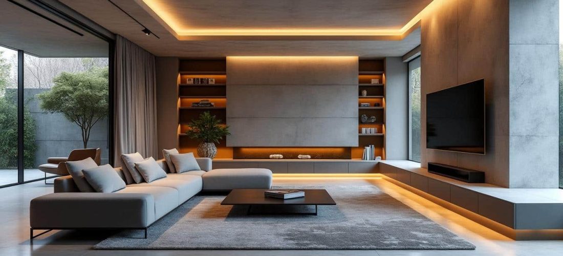 découvrez comment l'éclairage led indirect met en valeur les lignes architecturales de votre salon pour une ambiance élégante et moderne.