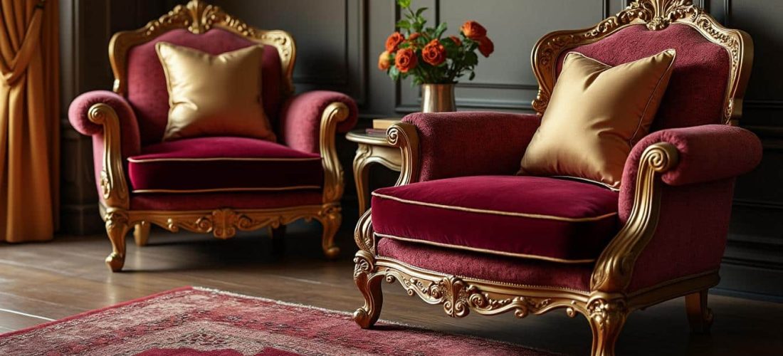 découvrez comment les coussins en soie apportent une touche d'élégance et de luxe aux fauteuils anciens, sublimant votre décoration intérieure avec raffinement.