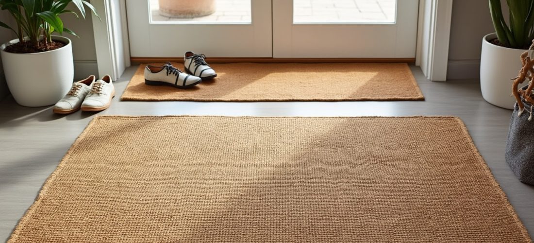 découvrez nos tapis en jute, idéals pour les entrées à fort passage grâce à leur durabilité et leur résistance.