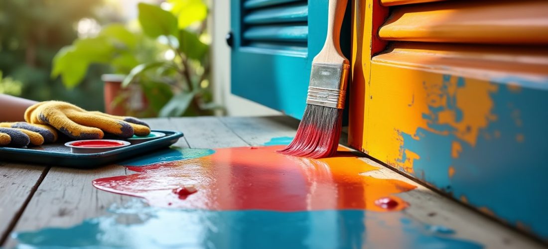 découvrez comment les travaux de peinture extérieure protègent efficacement les volets en bois tout en embellissant votre maison.