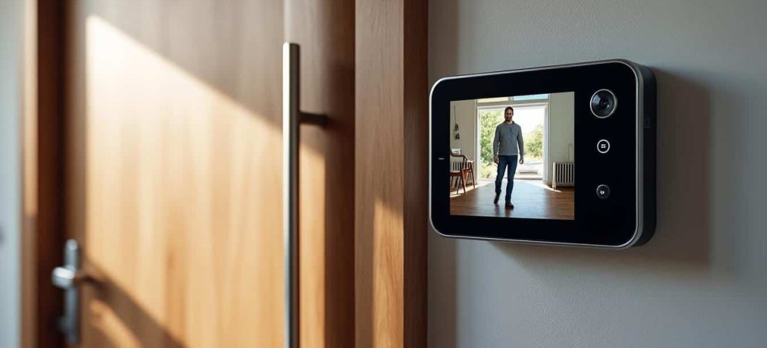 l'interphone vidéo offre la sécurité de voir vos visiteurs avant d'ouvrir, garantissant un contrôle total de l'accès à votre domicile.