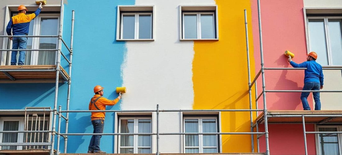 spécialistes des travaux de façade : enduits, peinture et isolation extérieure pour protéger et embellir votre habitation avec des matériaux de qualité.
