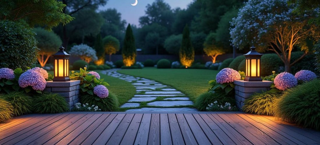 découvrez nos solutions pour vos travaux extérieurs : création de terrasse, aménagement d'allée et installation d'éclairage de jardin pour sublimer vos espaces.